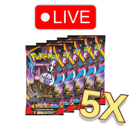 LIVE - 5x English Pitch Black Pack